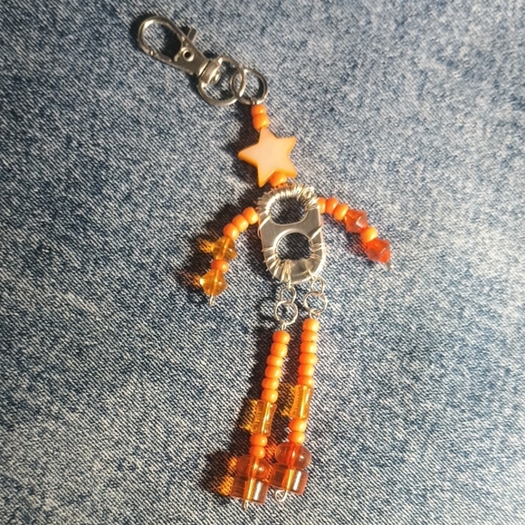 Handcrafted Soda Tab Keychain - Picture 3 of 6
